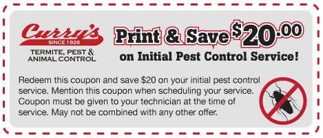 Pest control coupon